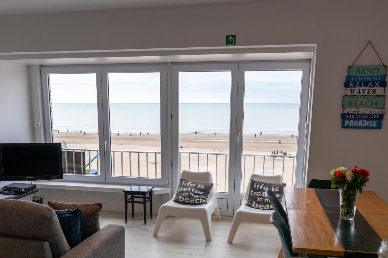 Modern appartement met uniek zeezicht Koksijde Buitenkant foto